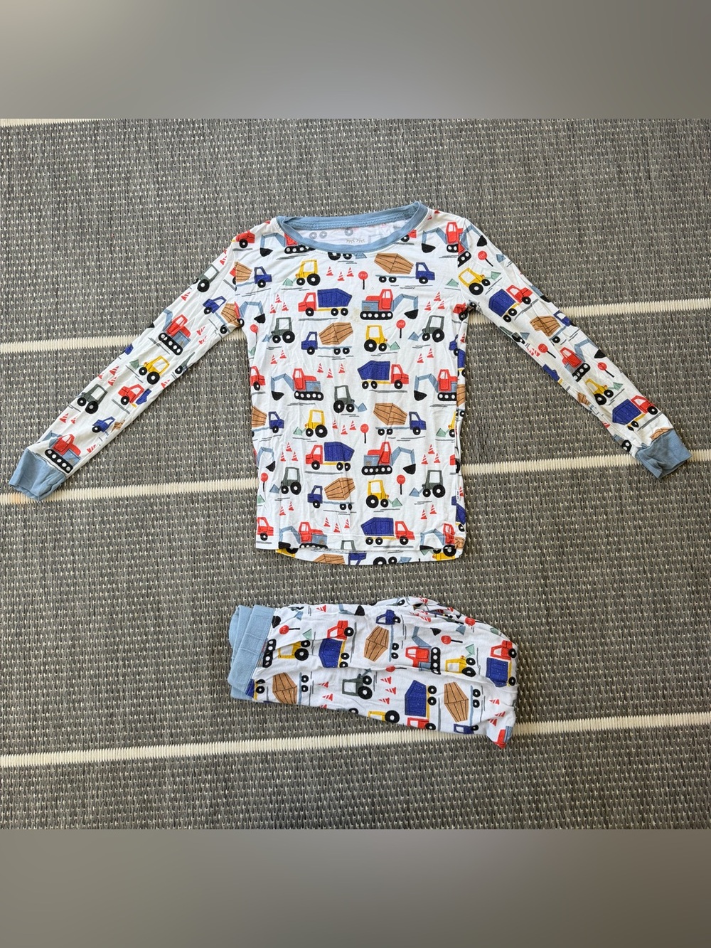 Little Sleepies Construction Bamboo Viscose Two Piece Pajama Set